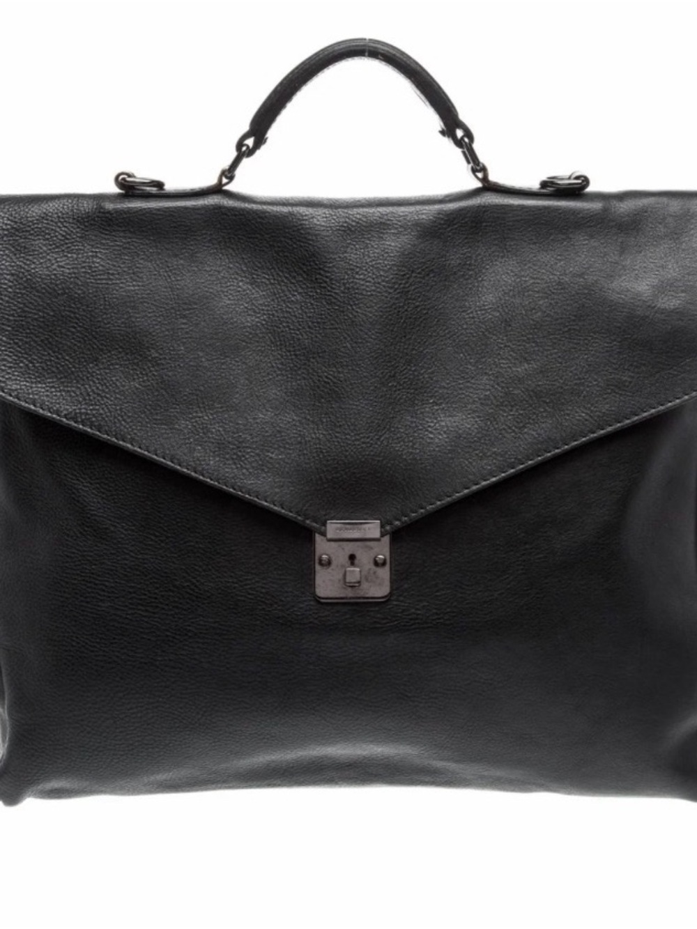 Burberry Black Leather Briefcase